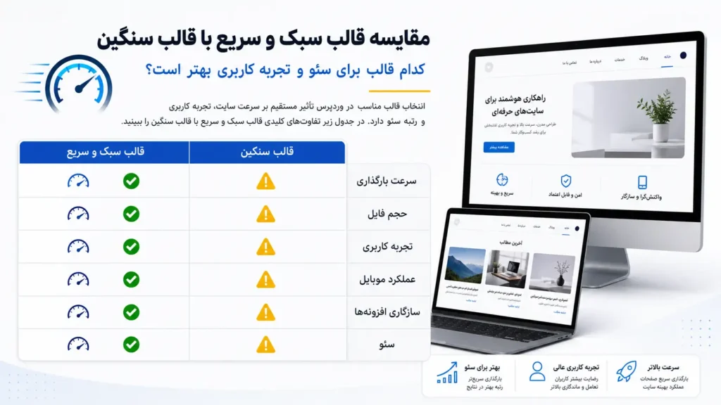 قالب وردپرس سبک و سریع